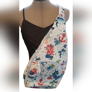 Vera Bradley Anchors Aweigh sling backpack